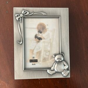 Vintage Burnes Early Years Photo Album Diecart Cover 4x6 Baby Picture Frame Book